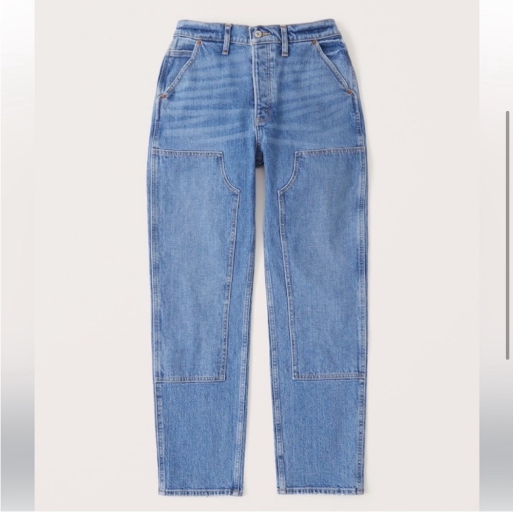 Abercrombie and Fitch High Rise the Dad carpenter jeans